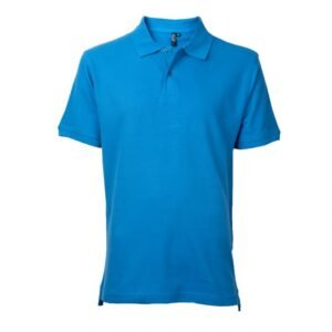 POLERA PIQUÉ HOMBRE AZUL REY M/C