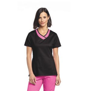 TOP FIT 726 NEGRO WHITE CROSS