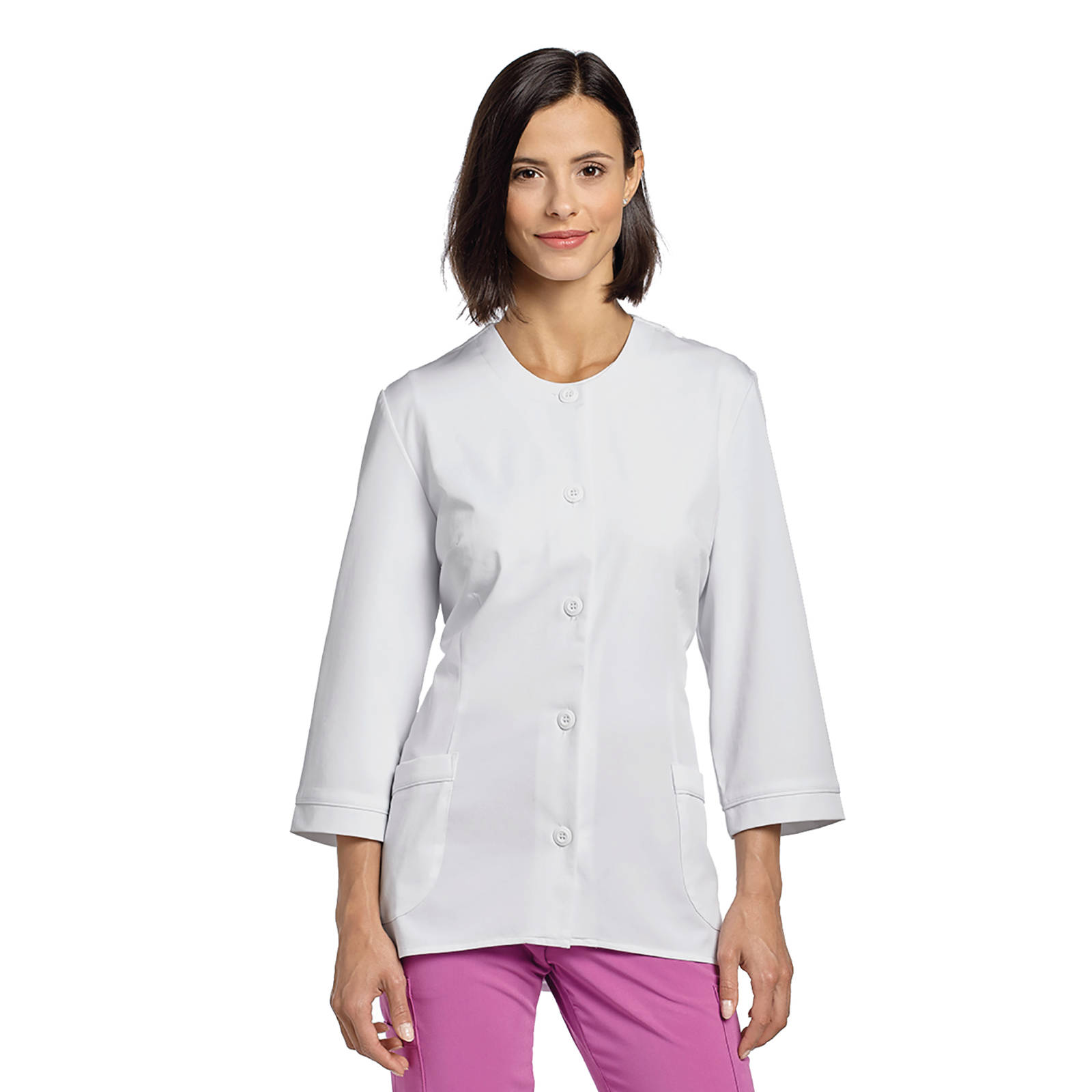 DELANTAL MÉDICO MARVELLA 2479 BLANCO WHITECROSS
