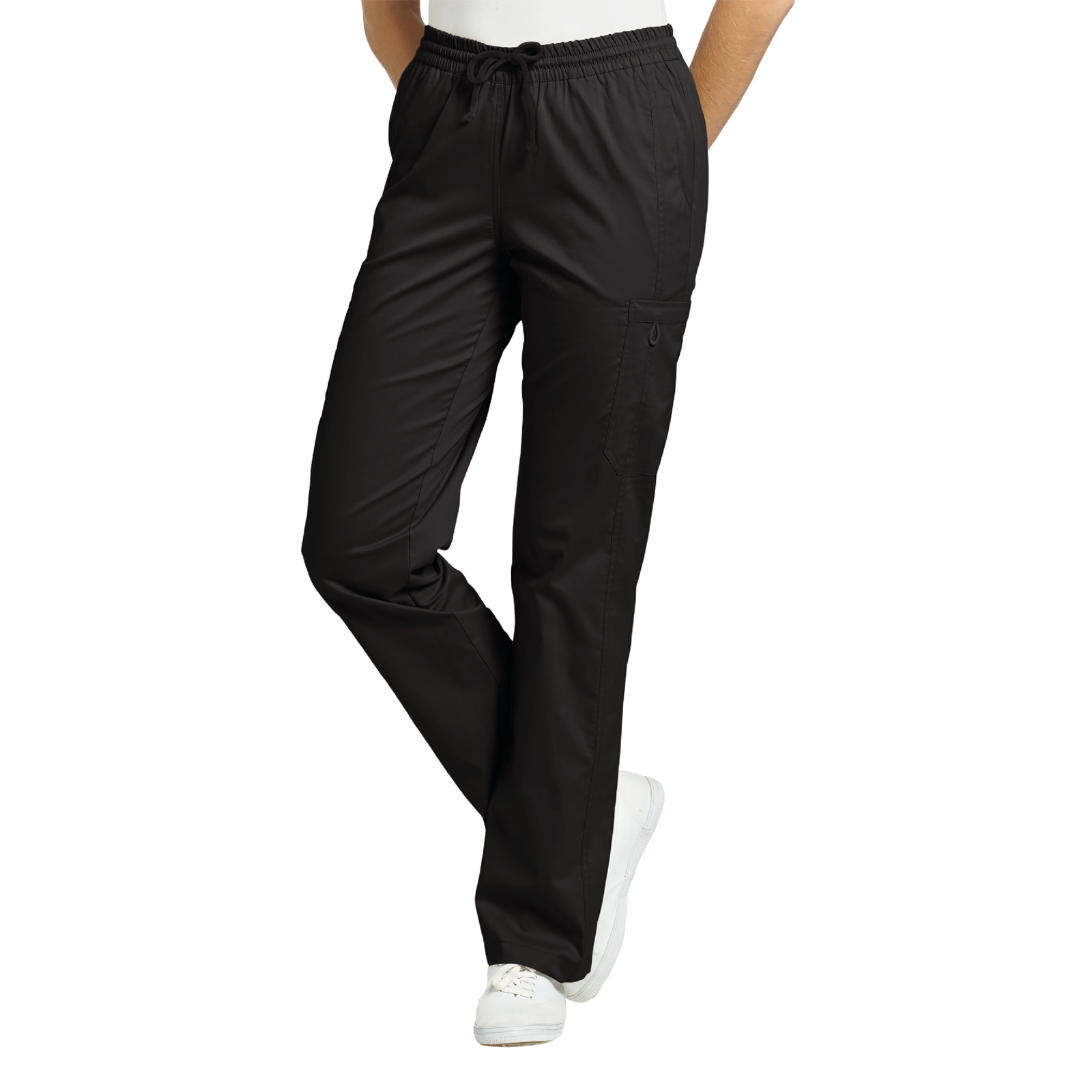 PANTALON ALLURE 308 NEGRO WHITE CROSS - Imagen 2