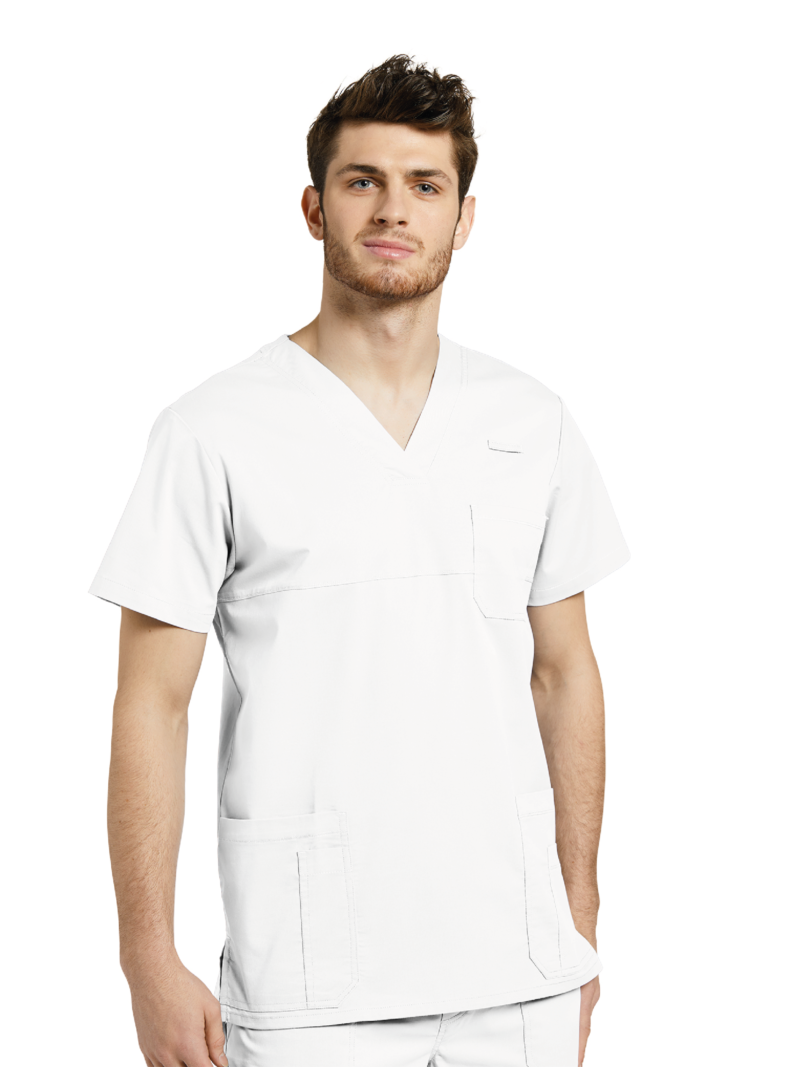 TOP ALLURE 2265 HOMBRE CUELLO V BLANCO WHITE CROSS