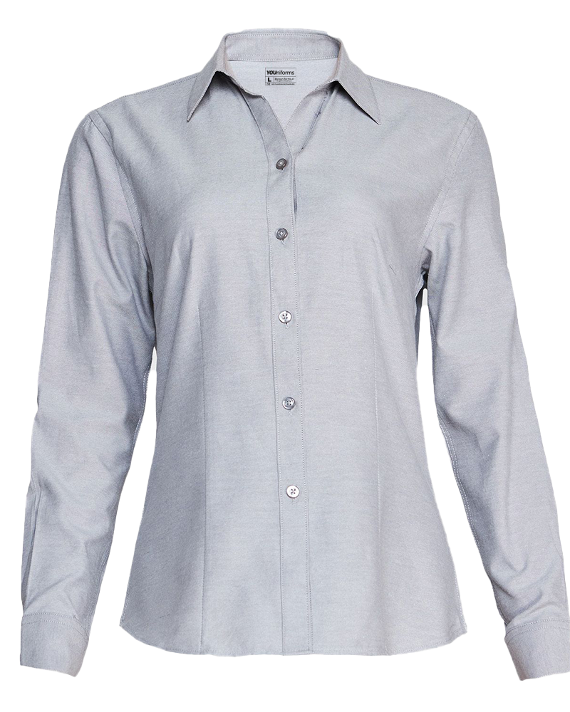 BLUSA OXFORD GRIS M/L