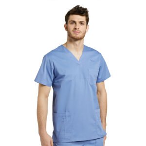 TOP ALLURE 2265 HOMBRE CUELLO V AZUL CIELO WHITE CROSS