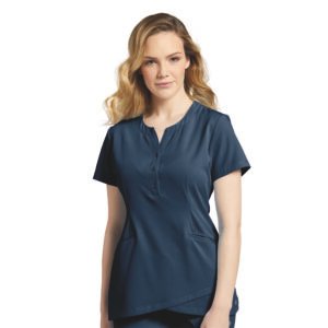 TOP MARVELLA 784 BOTON AZUL MARINO WHITE CROSS
