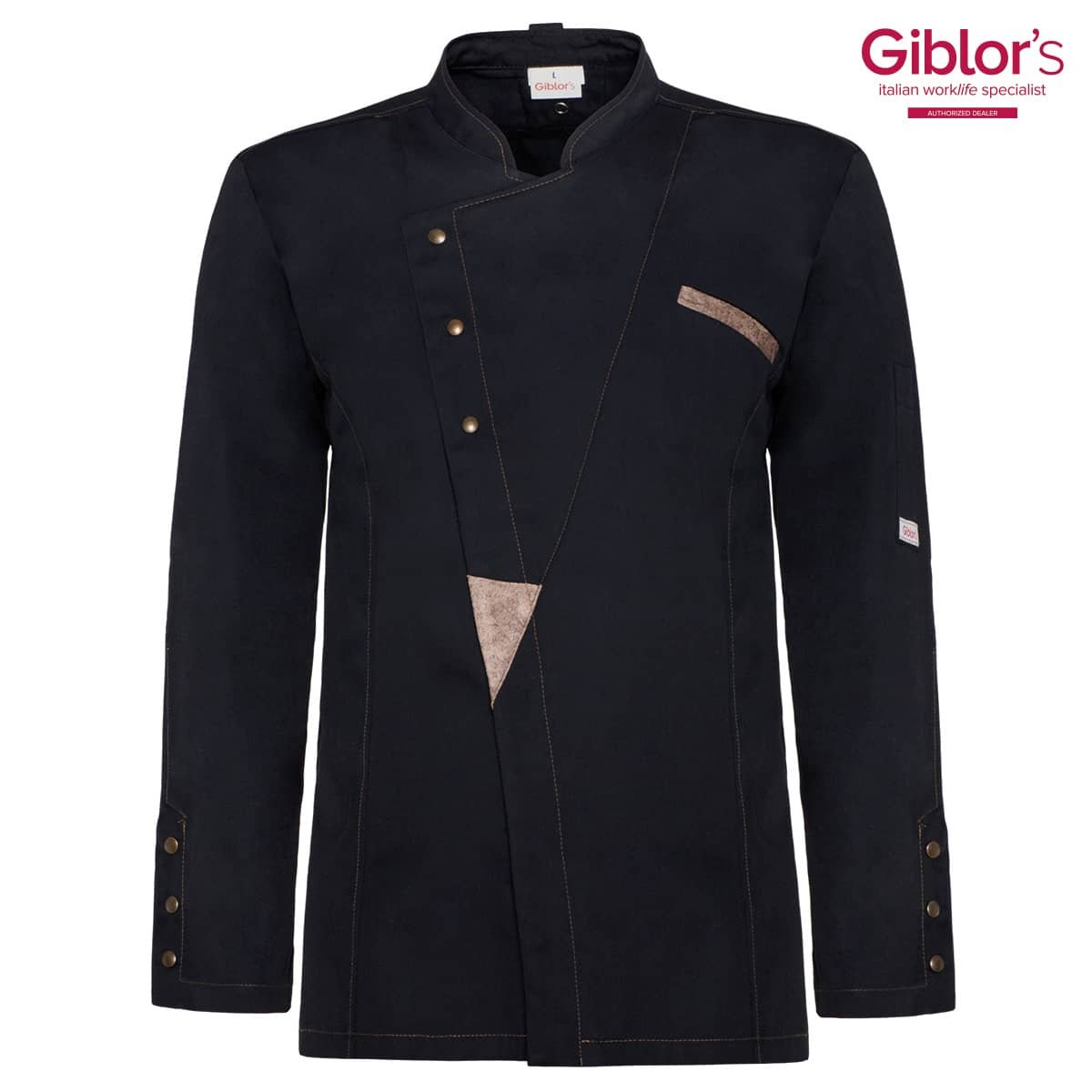 CHAQUETA GROSSETO NEGRA GIBLOR'S - Imagen 2