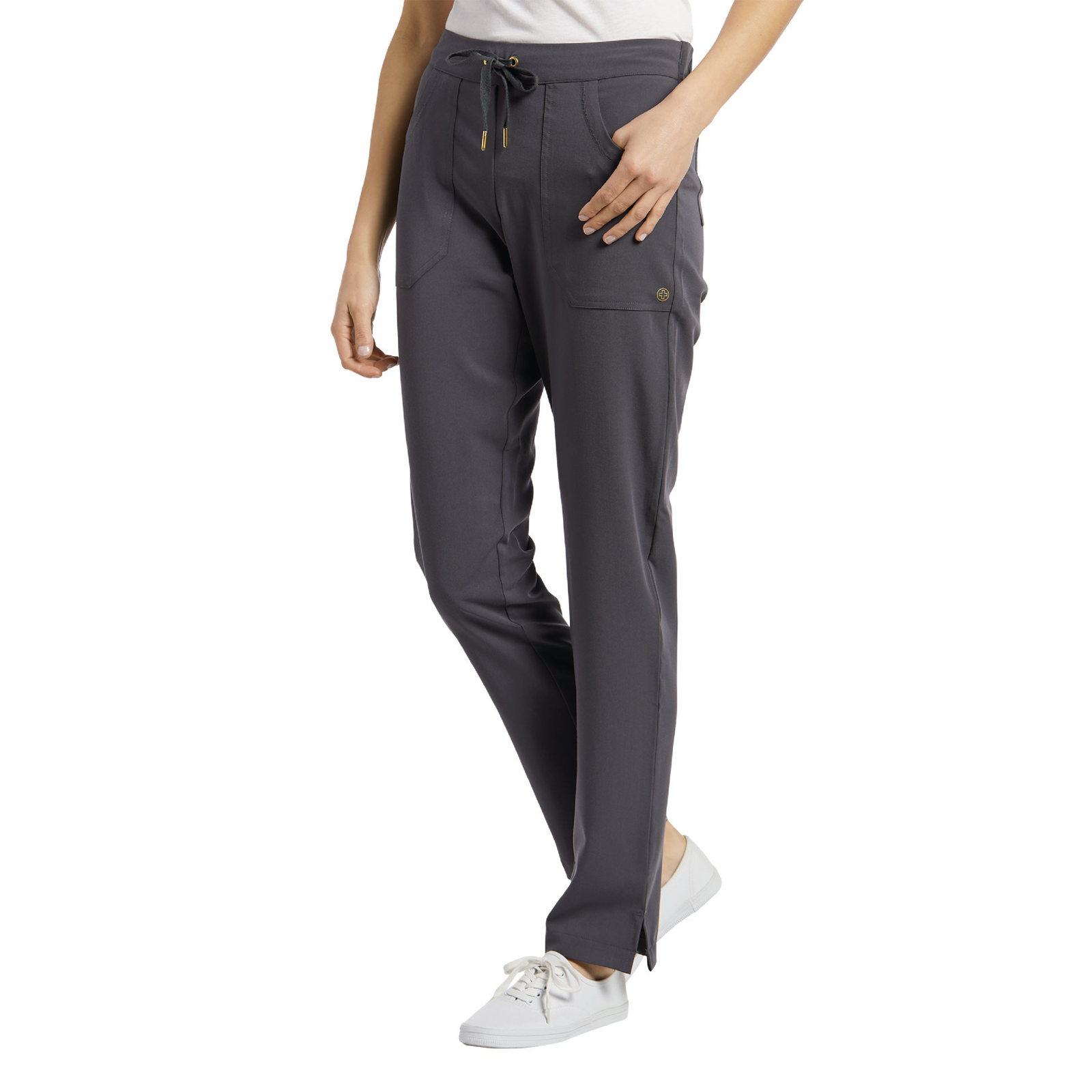 PANTALON 384 MARVELLA GRIS OSCURO WHITE CROSS