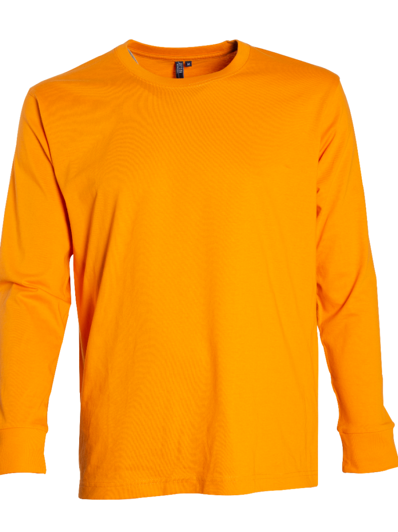 POLERA POLO HOMBRE NARANJA M/L