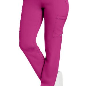 PANTALON FIT 373 FUCSIA WHITE CROSS