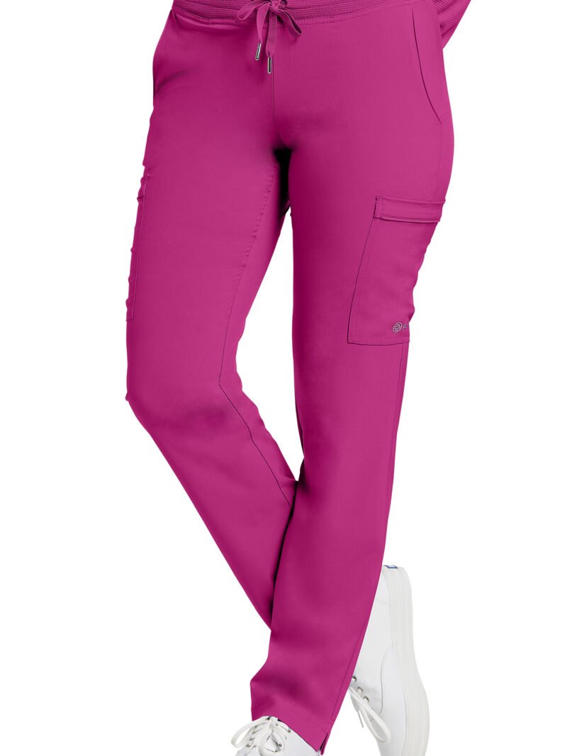 PANTALON FIT 373 FUCSIA WHITE CROSS