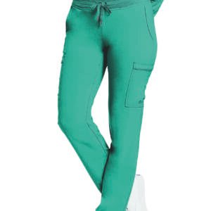 PANTALON FIT 373 REAL TEAL  WHITE CROSS