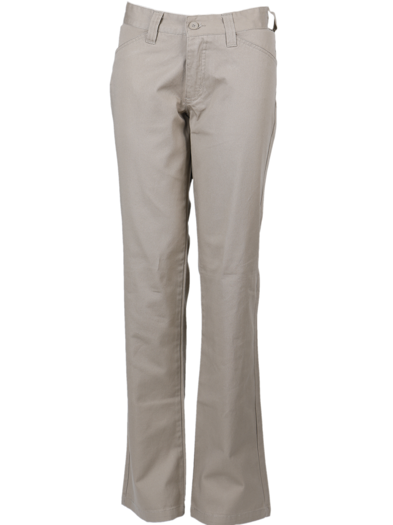 PANTALÓN GABARDINA BEIGE MUJER