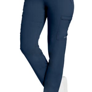 PANTALON FIT 373 AZUL MARINO WHITE CROSS