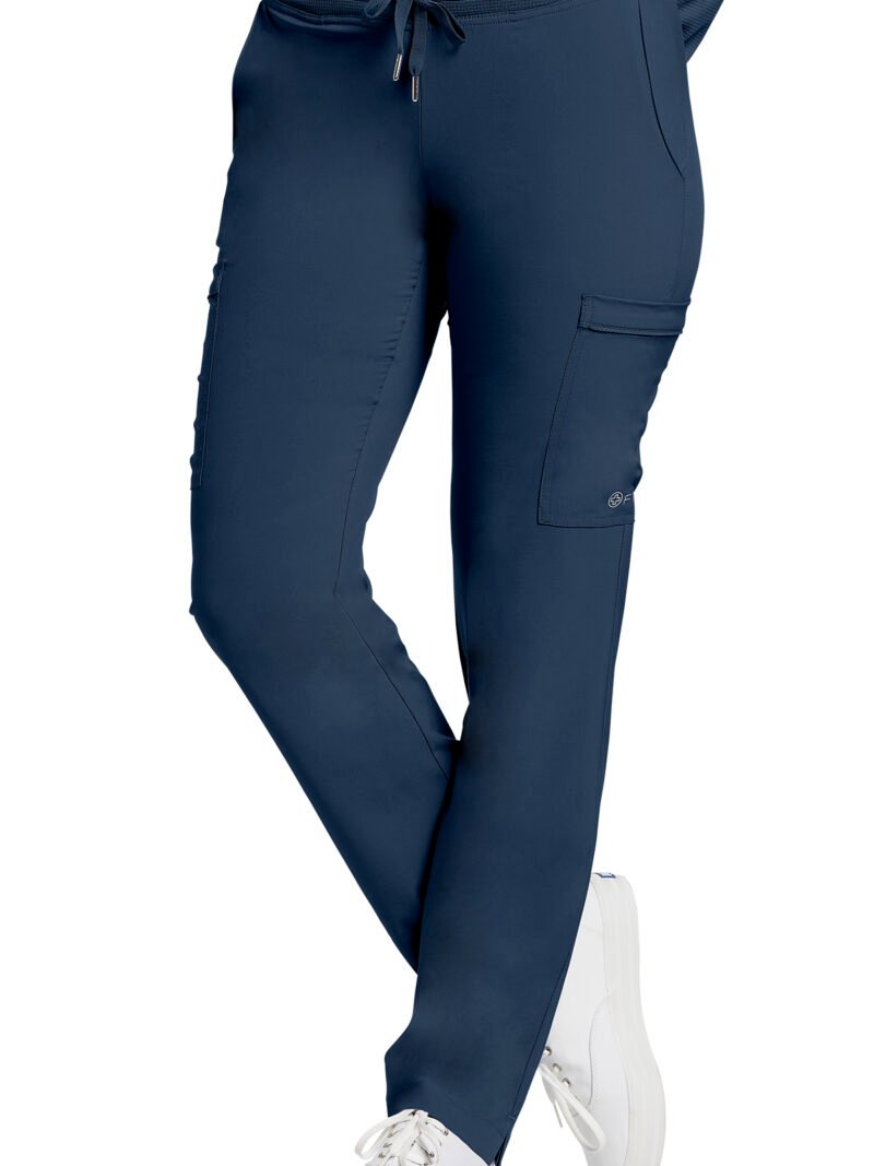 PANTALON FIT 373 AZUL MARINO WHITE CROSS