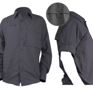 CAMISA OUTDOOR M/L GRIS AJUSTABLE