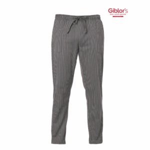 PANTALON ENRICO COCINA LISTADO GRIS GIBLOR'S