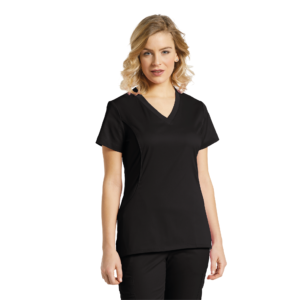 TOP ALLURE 722 NEGRO WHITE CROSS