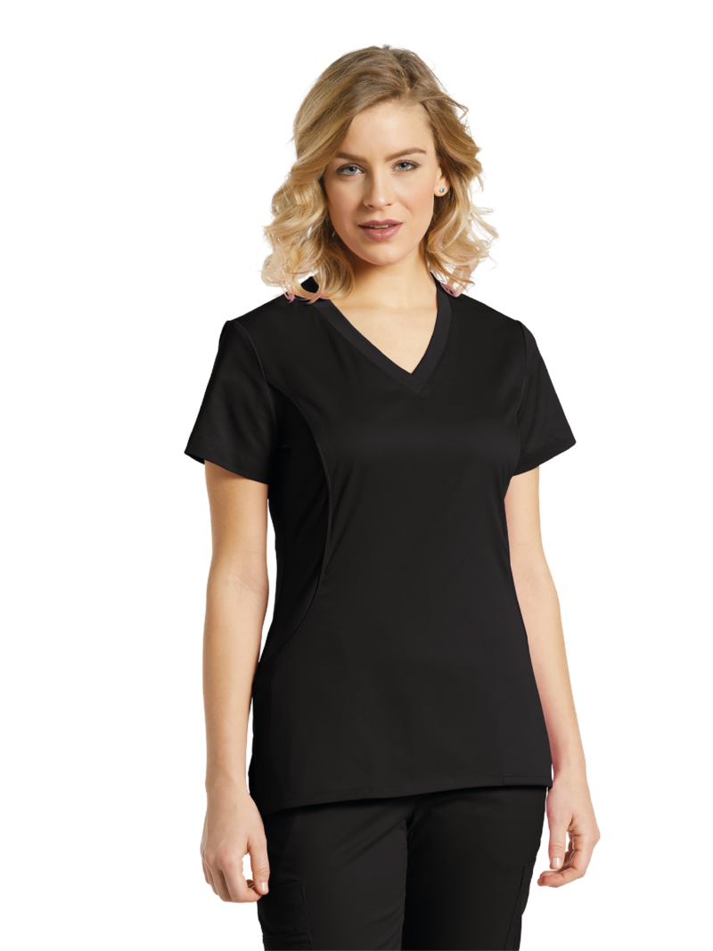 TOP ALLURE 722 NEGRO WHITE CROSS