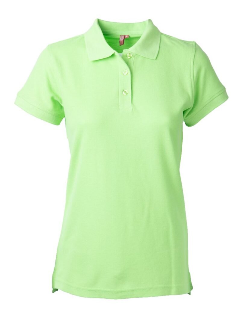 POLERA PIQUÉ MUJER VERDE LIMÓN M/C