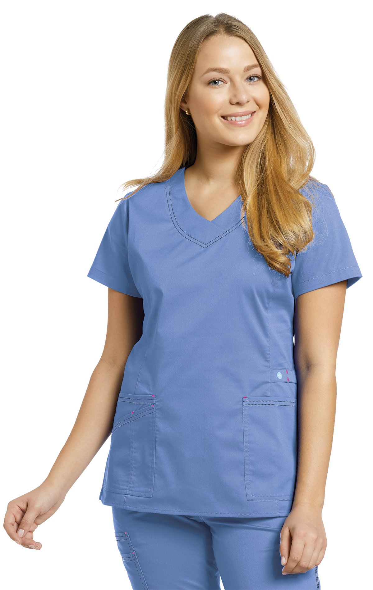 TOP ALLURE 722 AZUL CLARO WHITE CROSS