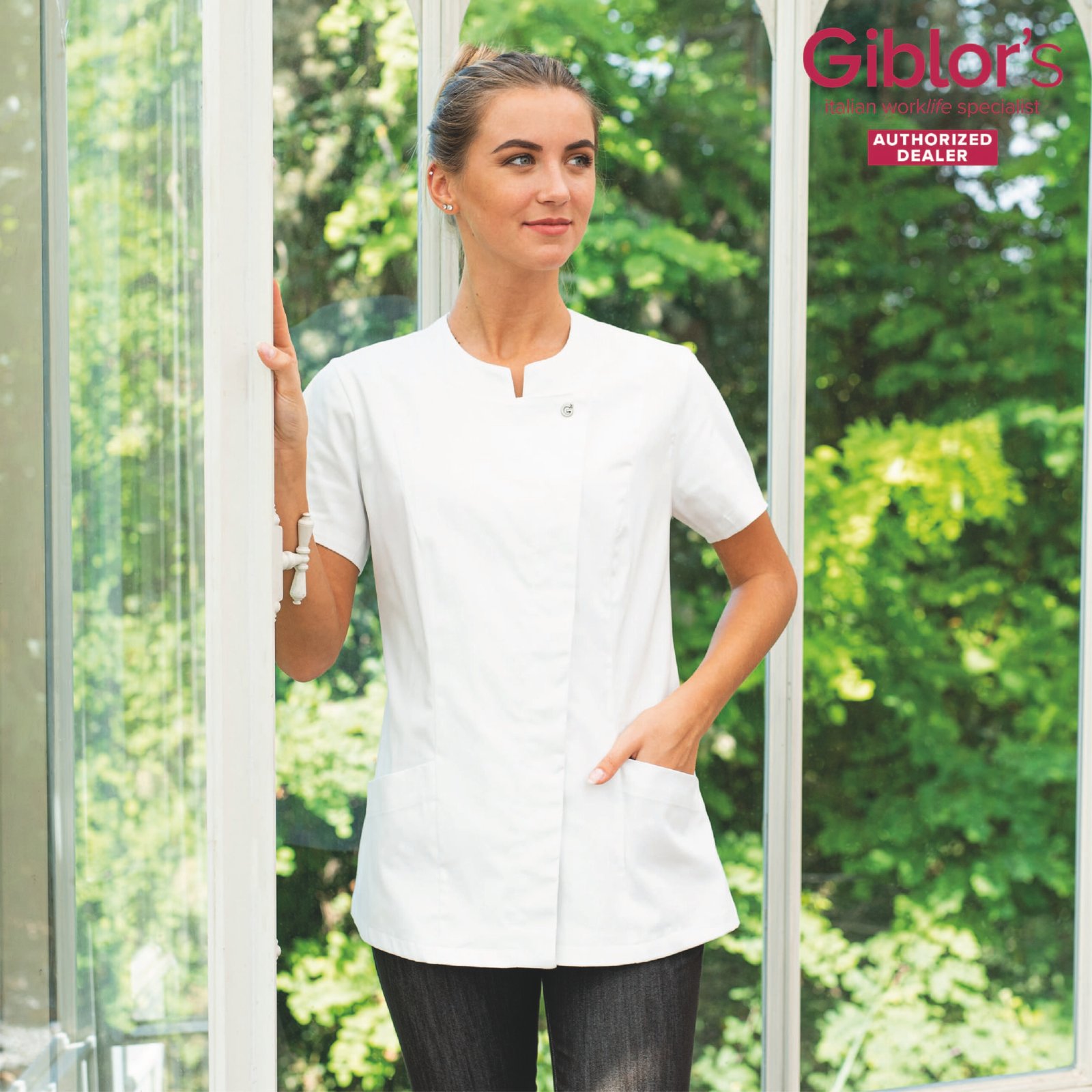 CHAQUETA CHIARA BLANCA MUJER M/C GIBLOR'S