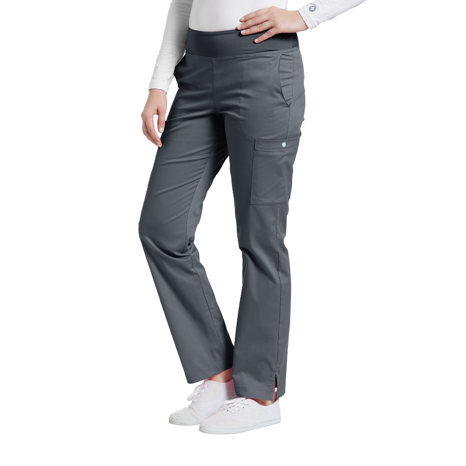 PANTALON ALLURE 351 PEWTER WHITE CROSS - Imagen 2