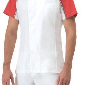 CHAQUETA PHILIP BLANCA M/C TRICOLOR GIBLOR´S