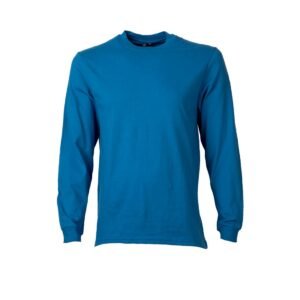 POLERA POLO HOMBRE AZUL REY M/L