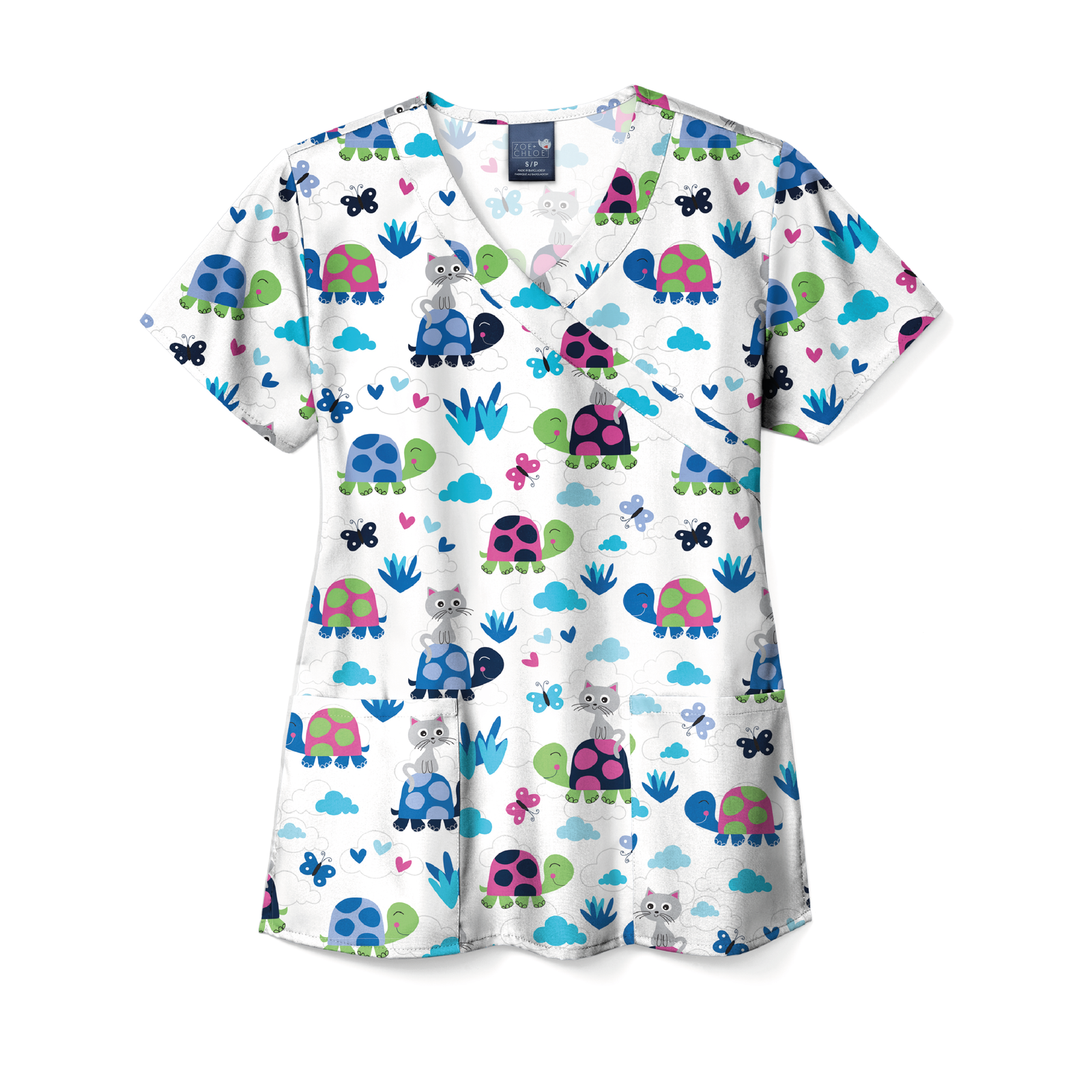 TOP ZAC Z14202 MUJER TURTLEY FRIENDS