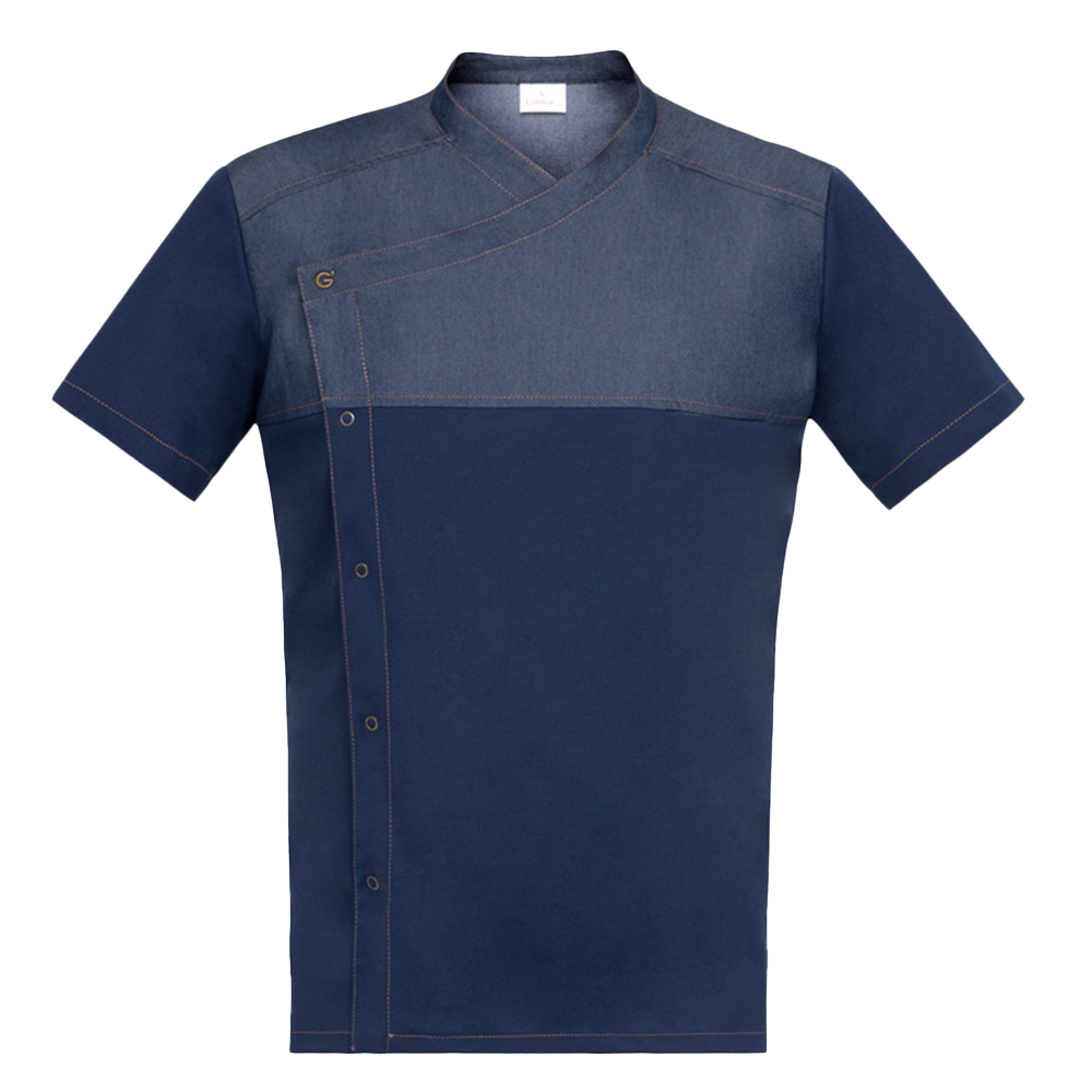 CHAQUETA LAPO JEANS AZUL M/C GIBLOR'S