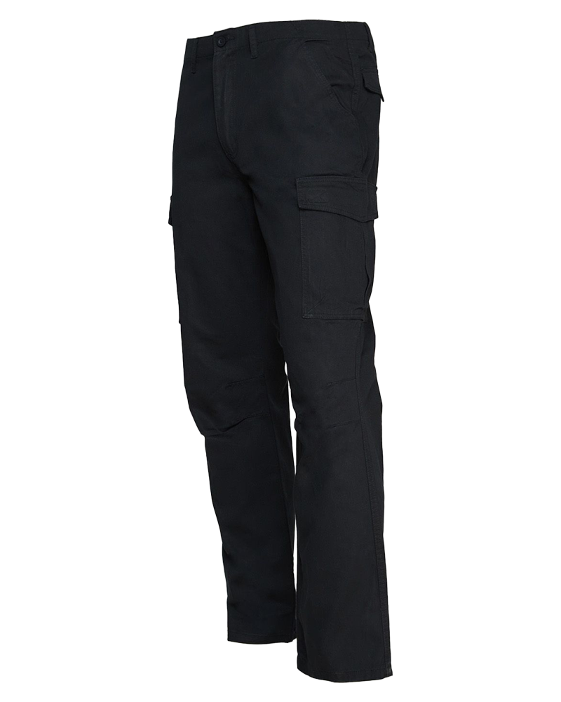 PANTALÓN CARGO GABARDINA NEGRO