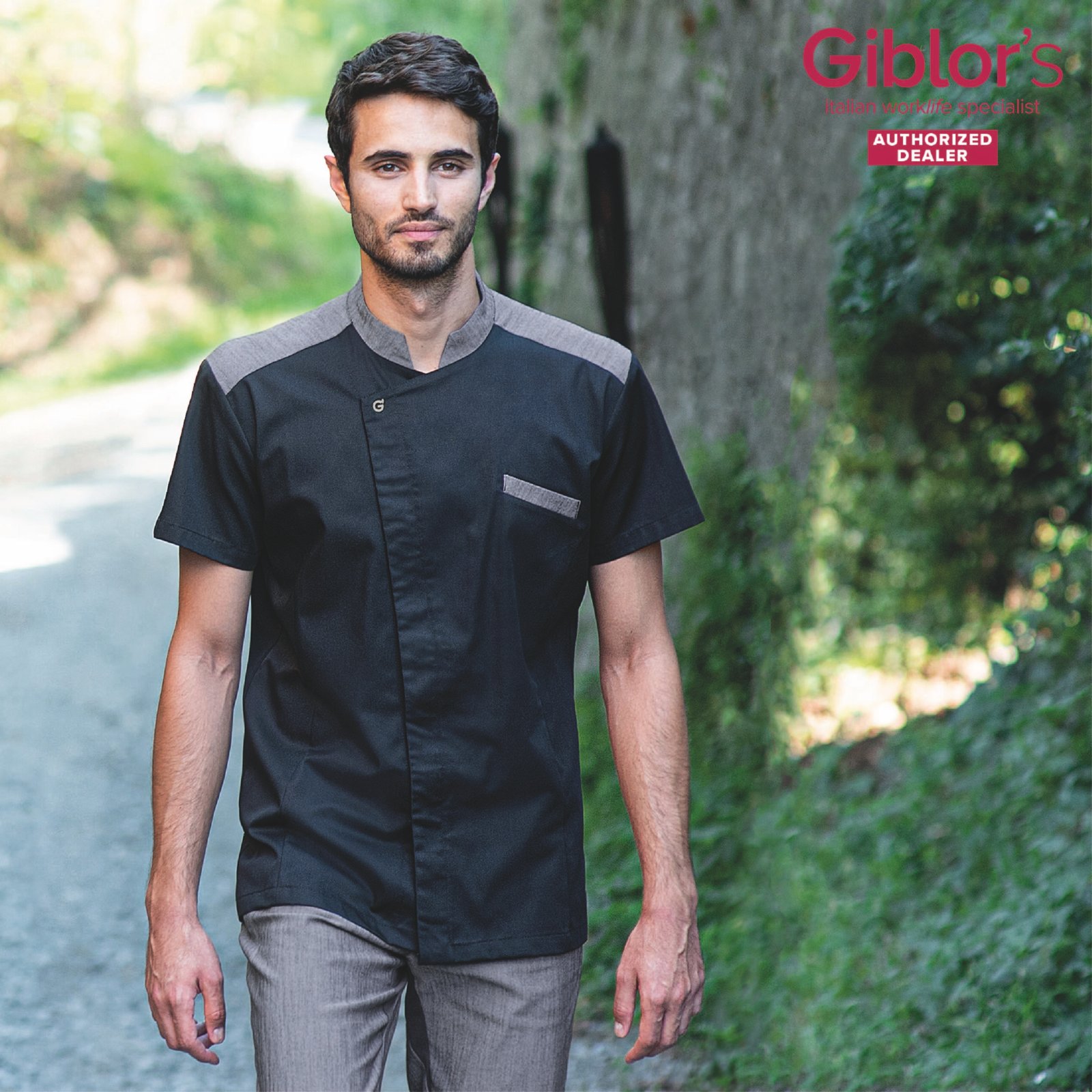 CHAQUETA ENEA NEGRA M/C GIBLOR'S