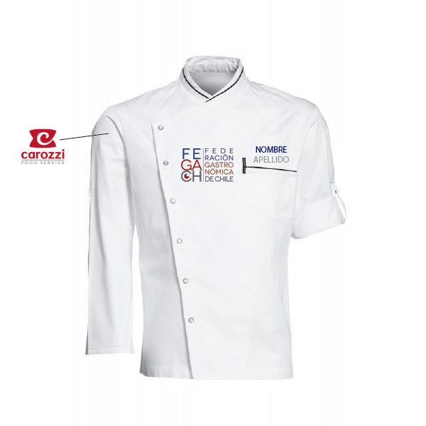 CHAQUETA EXCLUSIVA FEGACH CHICAGO BLANCO - Imagen 2