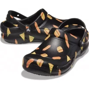 BISTRO GRAPHIC CLOG MBLK/BLK