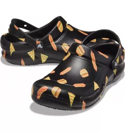 BISTRO GRAPHIC CLOG MBLK/BLK