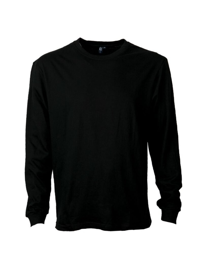 POLERA POLO HOMBRE NEGRA M/L