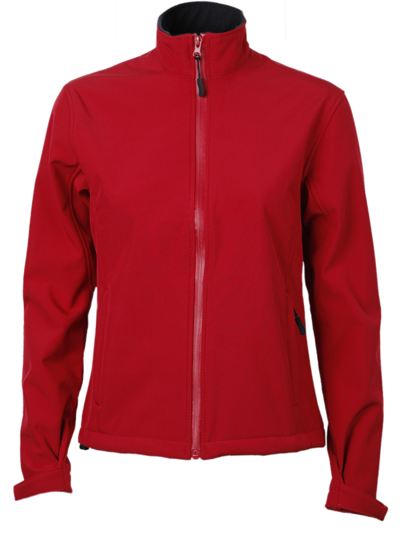 SOFTSHELL MUJER ROJO M/L