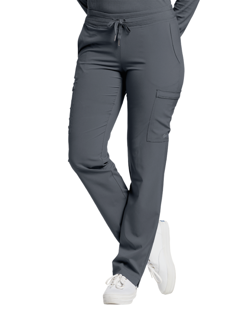 PANTALON FIT 373 GRIS WHITE CROSS